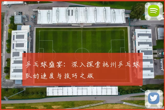 乒乓球盛宴：深入探索杭州乒乓球队的速度与技巧之旅